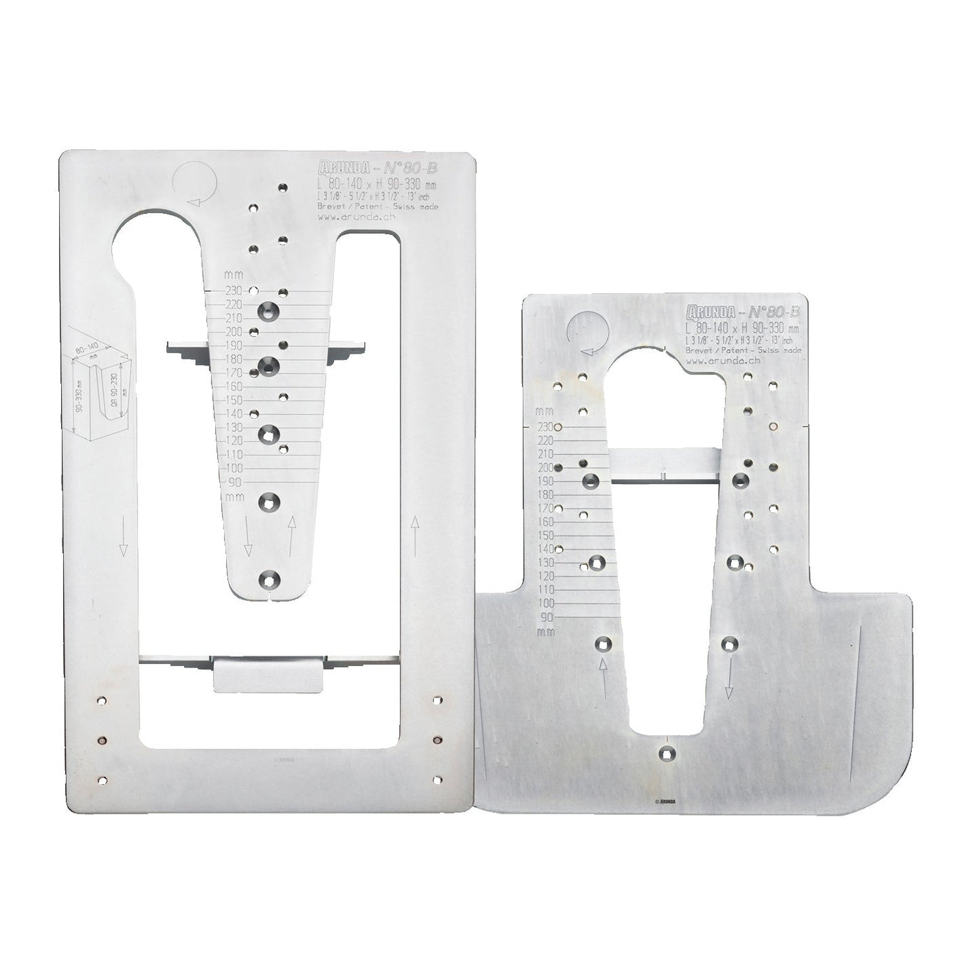 Frässchablone ARUNDA Serie B