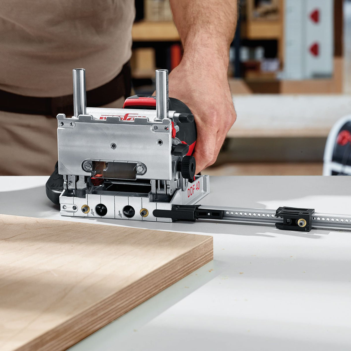 Mafel Duodübler DDF 40 + Dübelbohrer 5 mm - 918602 + 2x 090089