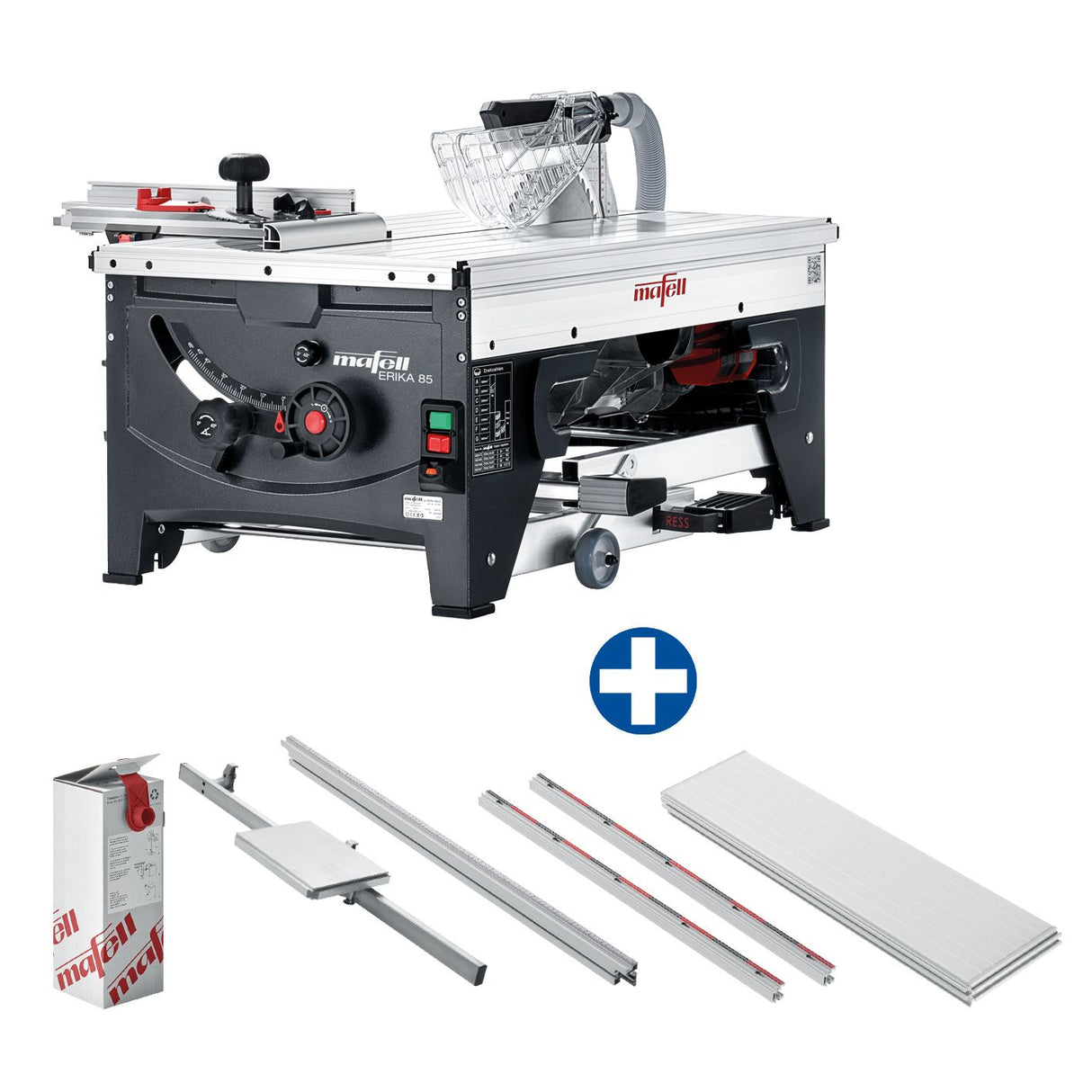 Mafell Unterflur-Zugsäge ERIKA 85 + Zubehör-Paket