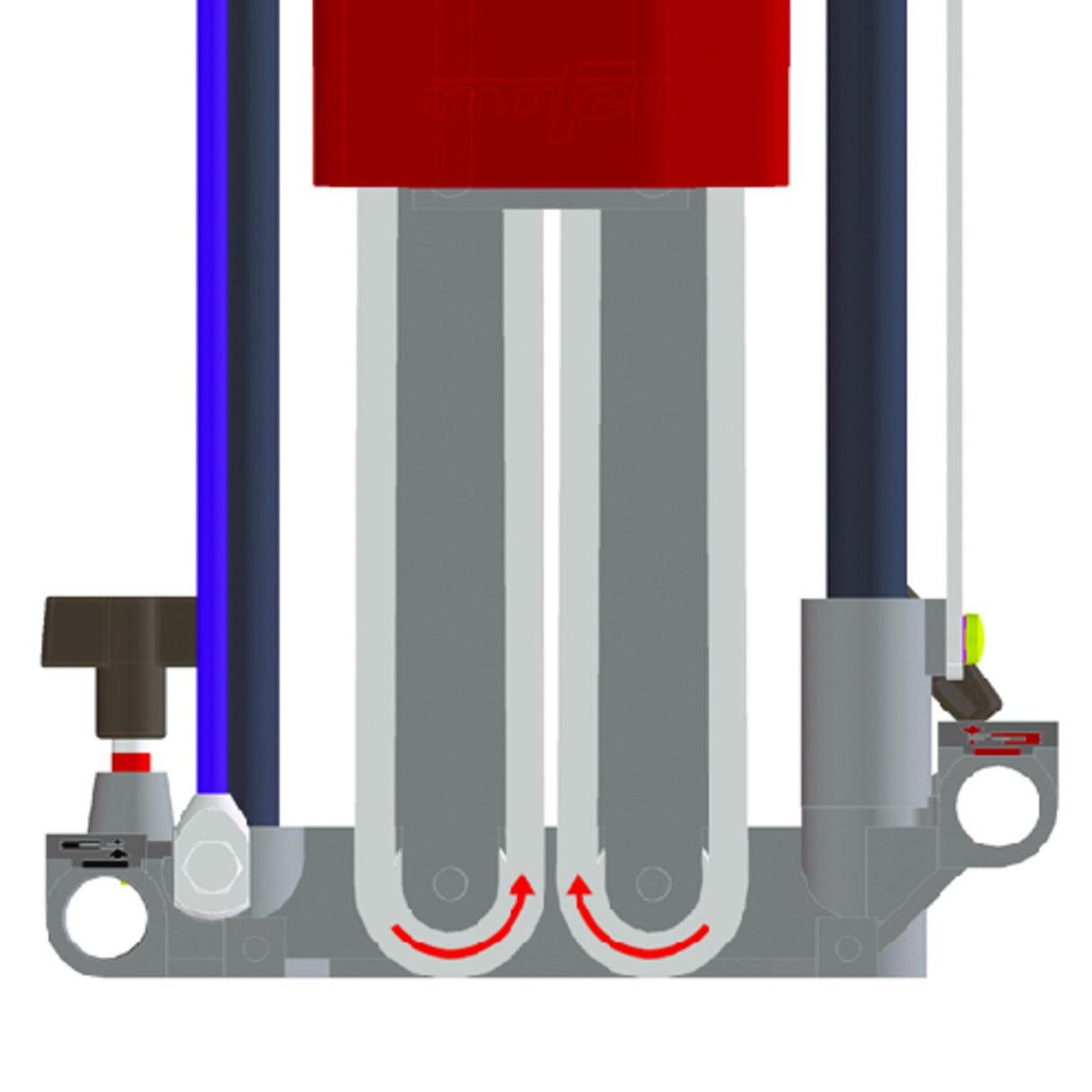 Mafell Schlosskastenstemmer SKS 130 im Transportkoffer mit 18 mm Kettengarnitur - 915503