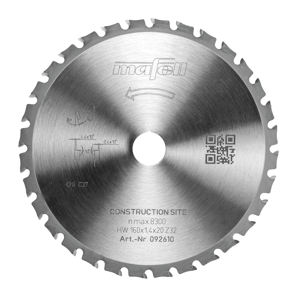 Mafell saw blade KSB-CS160, Construction Site - 092610