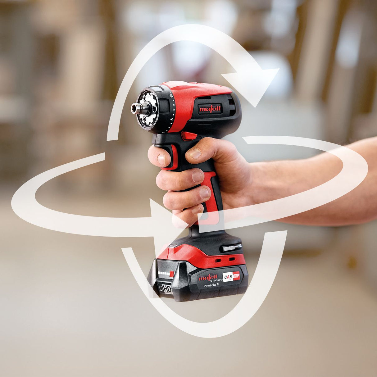 Mafell Cordless Drill A 12 in T-MAX - 91D001
