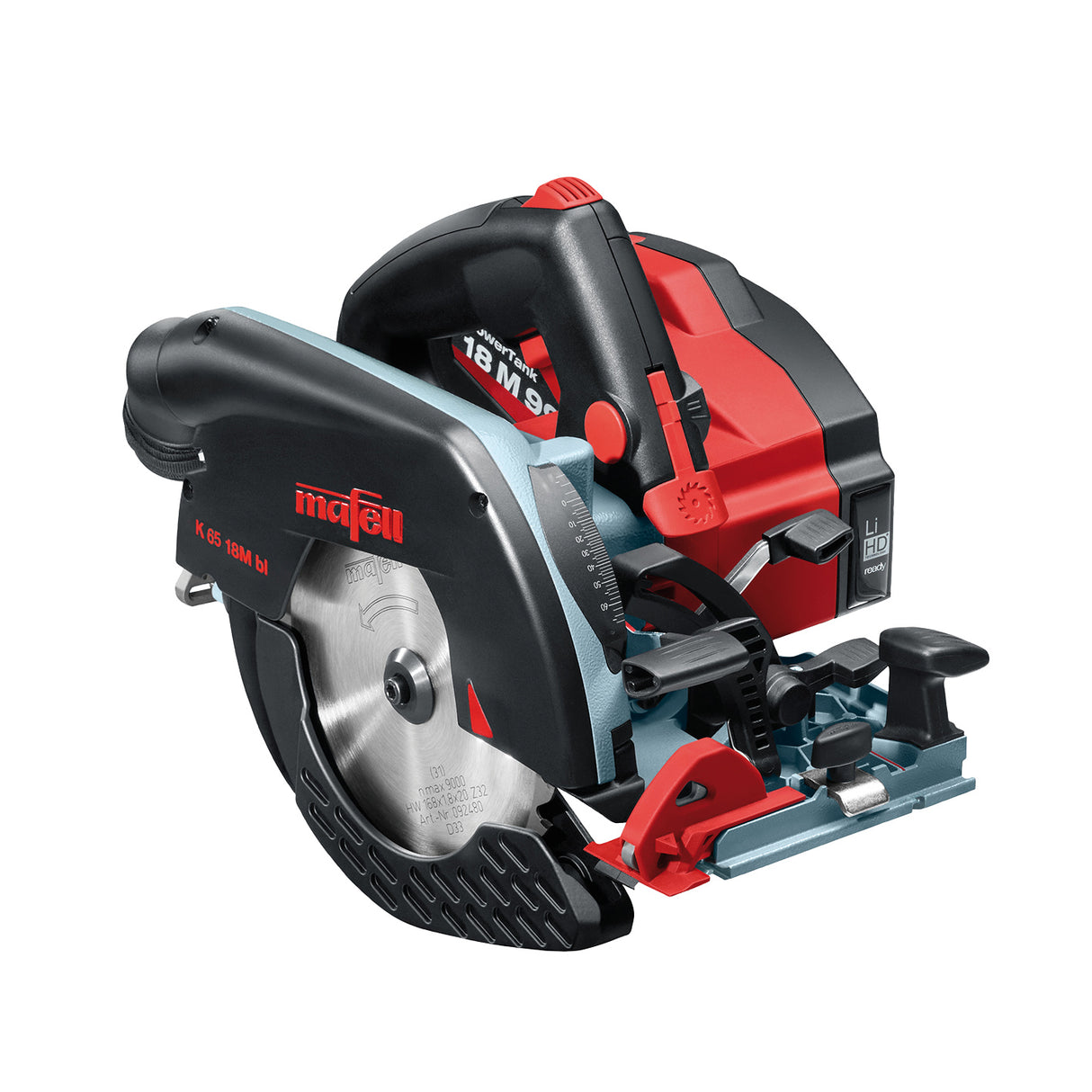 Mafell cordless circular saw K 65 18M bl PURE in T-MAX - 91D802