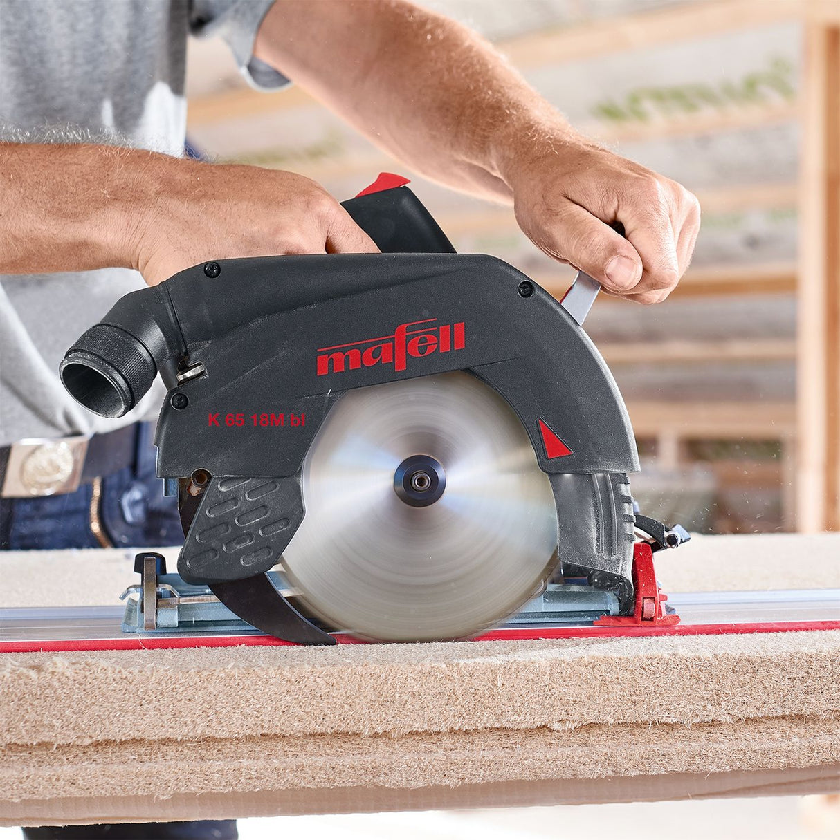 Mafell cordless circular saw K 65 18M bl PURE in T-MAX - 91D802