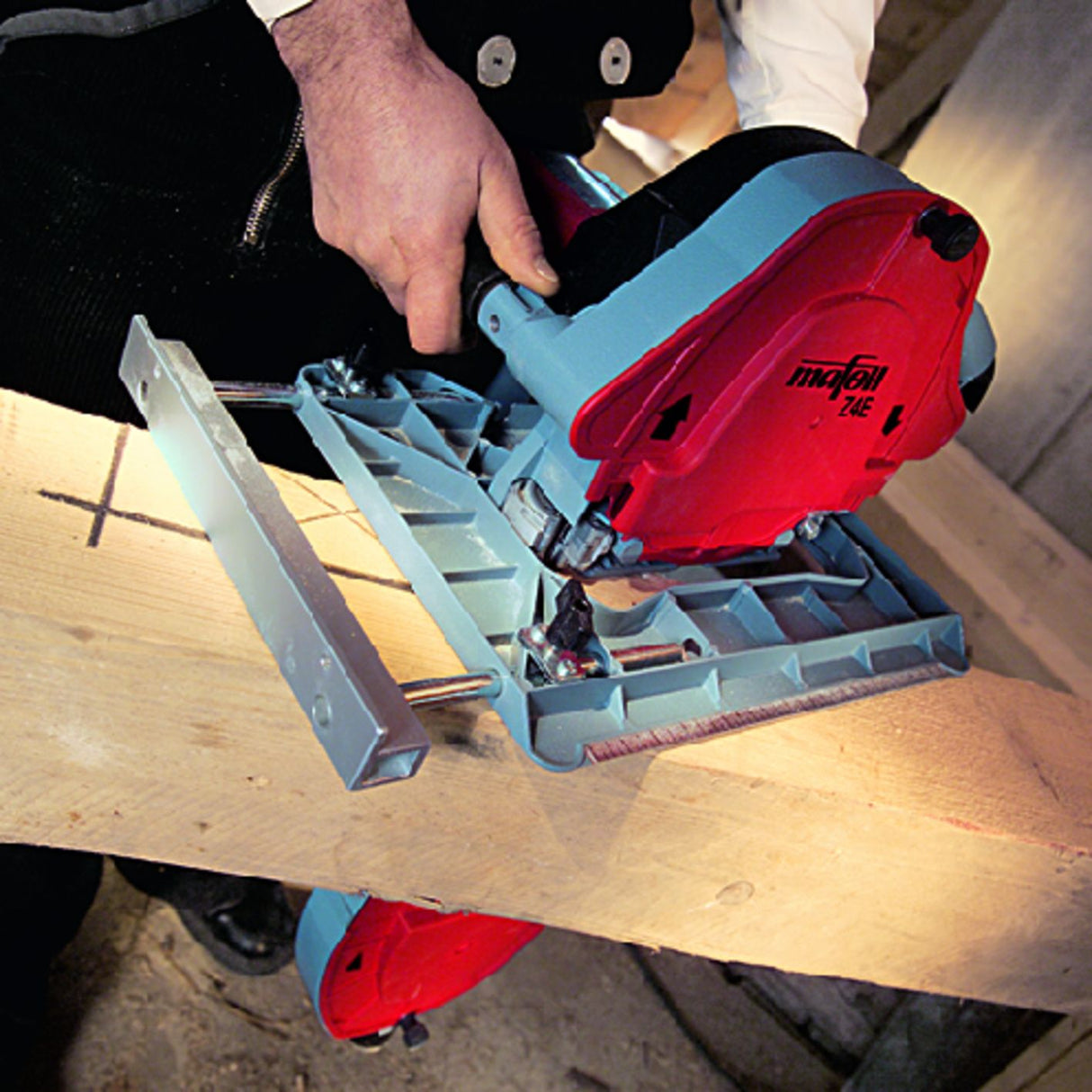 Mafell hand band saw Z 5 Ec + transport trolley 